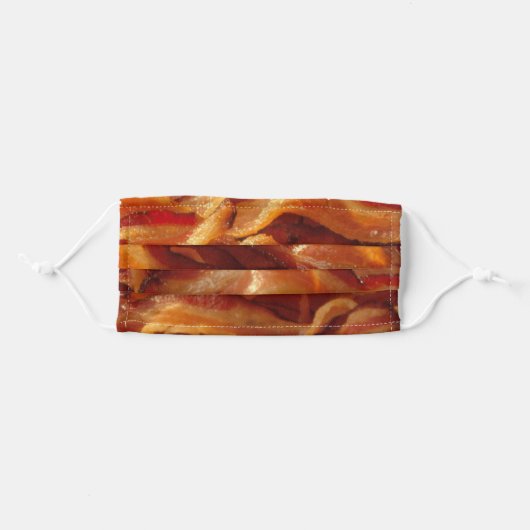 Bacon Cloth Face Mask (Front, Folded)