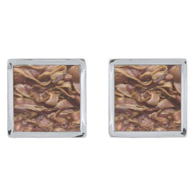 Bacon Cufflinks (Front)