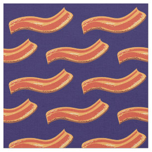 Bacon Cute Breakfast Kids Fabric