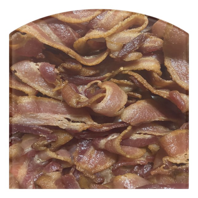 Bacon Door Sign (Contour Front)