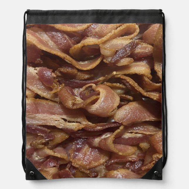 Bacon Drawstring Bag (Front)