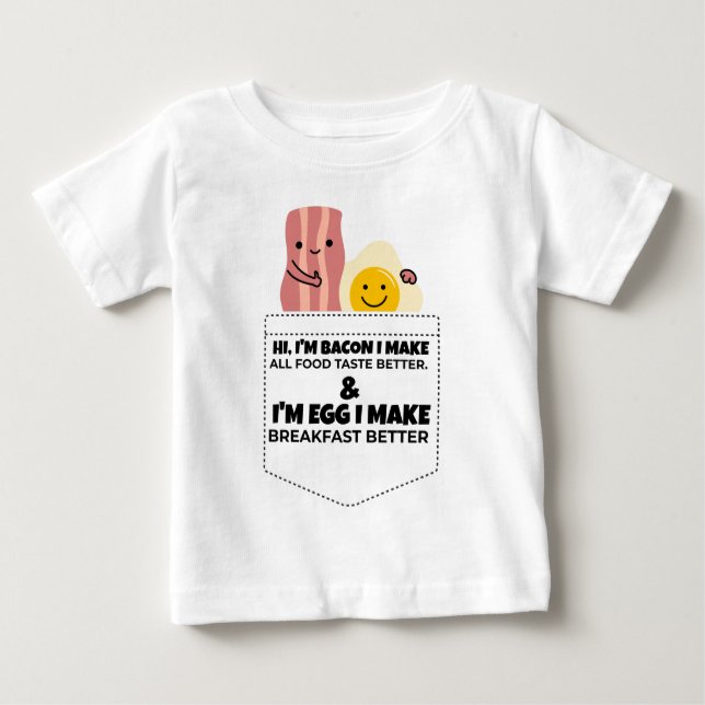 Bacon & egg talking T-Shirt (Front)