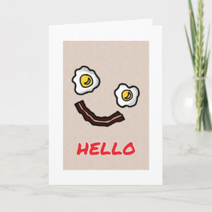 BACON/EGGS HUMOR FOR SOMEONE SPECIAL MOTHERS DAY CARD