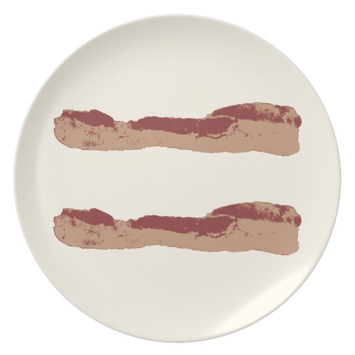 Bacon Equality Dinner Plate