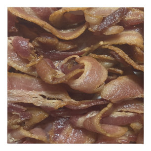 Bacon Faux Canvas Print