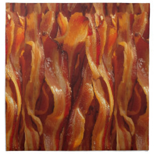 Bacon Field Yummy Pattern Decor Cloth Napkin