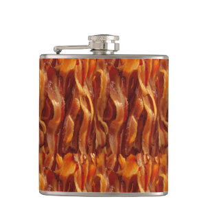 Bacon Field Yummy Pattern Flask