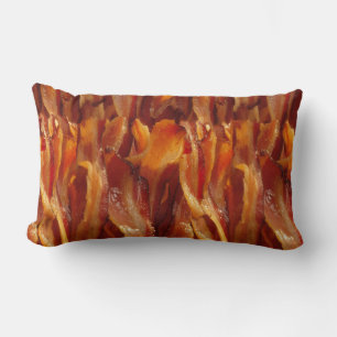 Bacon Fields Forever Decor Lumbar Pillow