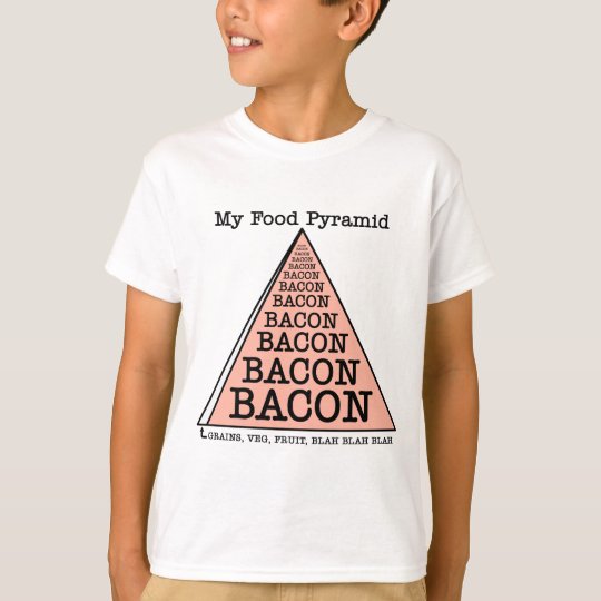 food pyramid t shirt