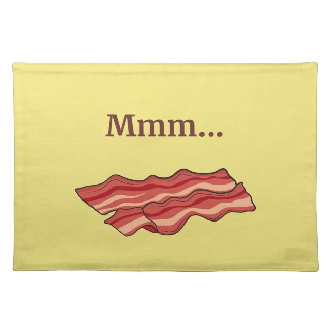 Bacon Funny Cloth Placemat (Front)