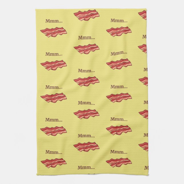 Bacon Funny Kitchen Towel (Vertical)
