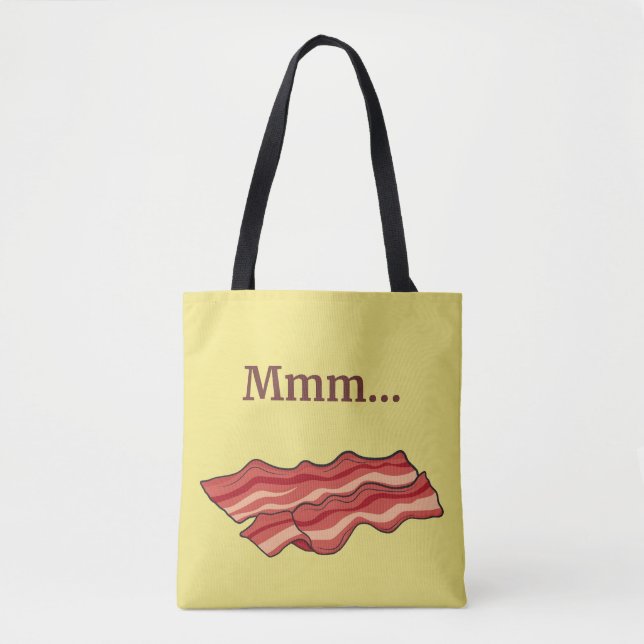 Bacon Funny Tote Bag (Front)