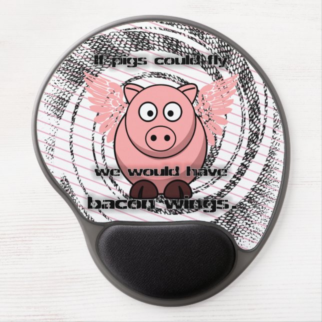bacon gel mouse pad (Front)