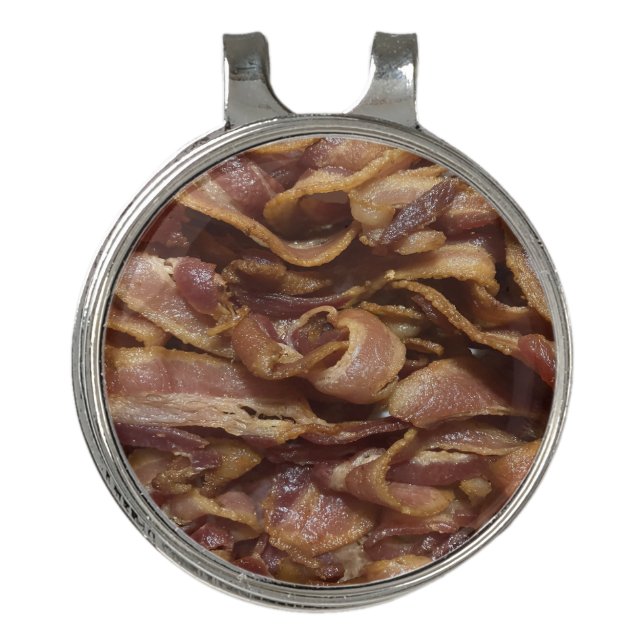 Bacon Golf Hat Clip (Front)