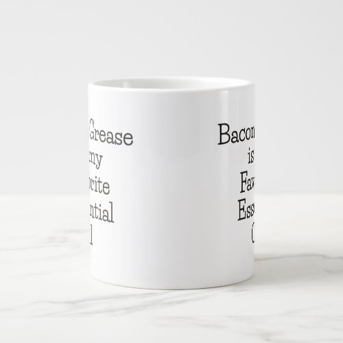 Bacon Grease Essential Oil Double Sided mug