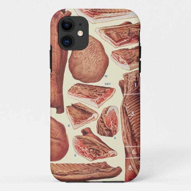 Bacon & Ham Case-Mate iPhone Case (Back)