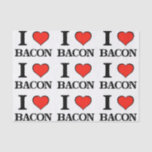 Bacon Heart Tissue Paper
