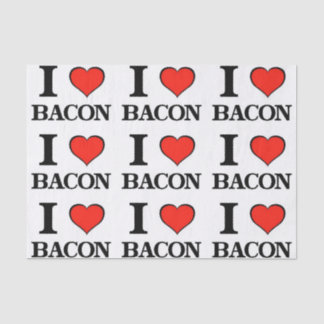 Bacon Heart Tissue Paper