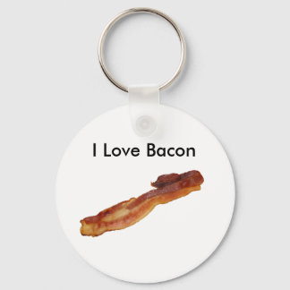 bacon, I Love Bacon Keychain