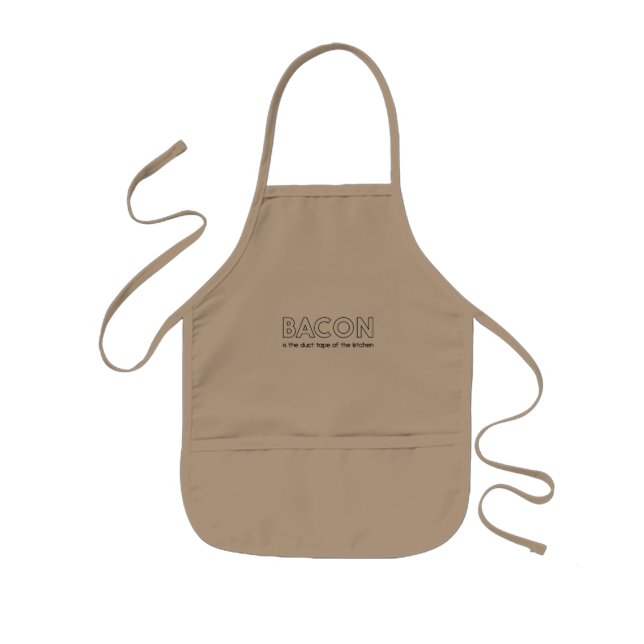Bacon is the Duct Tape of the Kitchen Kids' Apron (Front)