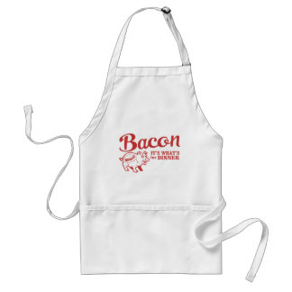 bacon - it's whats for dinner adult apron