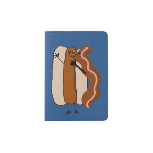 Bacon Kiss Passport Holder