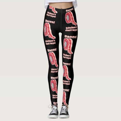 Bacon Kitchens Duct Tape Leggings