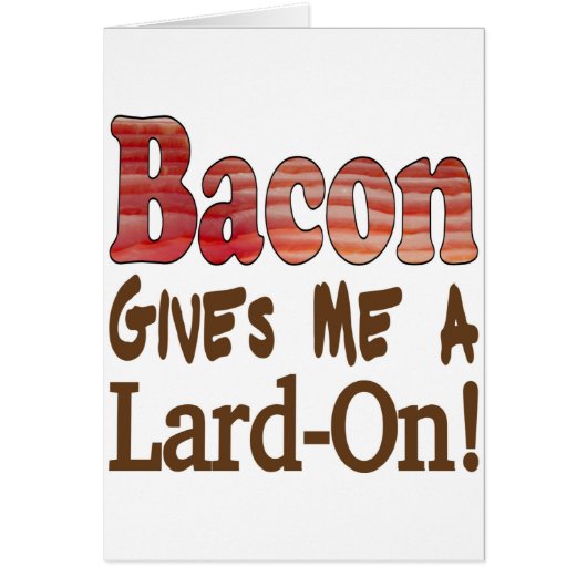 Bacon Lard Cards (Front)
