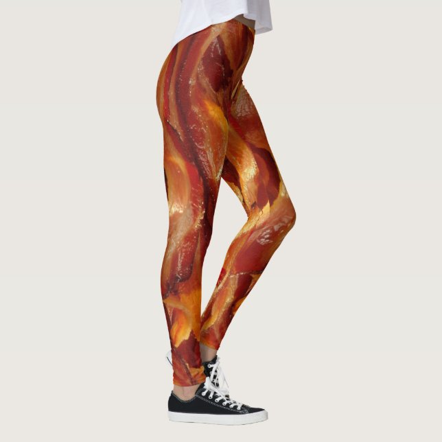 Bacon Leggings will make you hungry-for bacon! (Right)