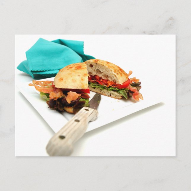 Bacon Lettuce And Tomato Postcard (Front)