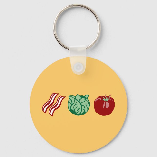 Bacon Lettuce & Tomato - The BLT! Keychain (Front)