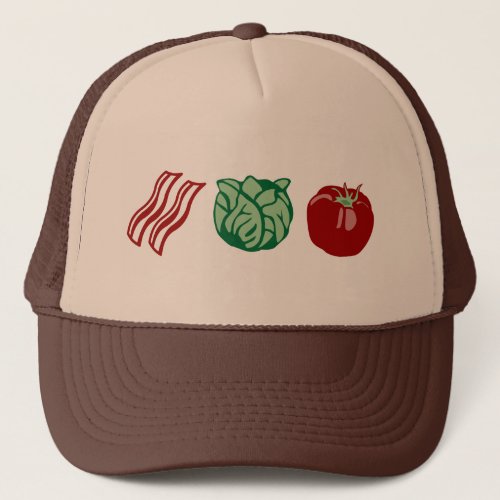 Bacon Lettuce  Tomato _ The BLT Trucker Hat