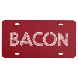 Bacon License Plate