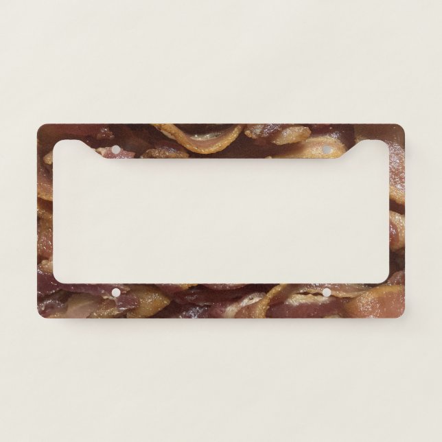 Bacon License Plate Frame (Front)