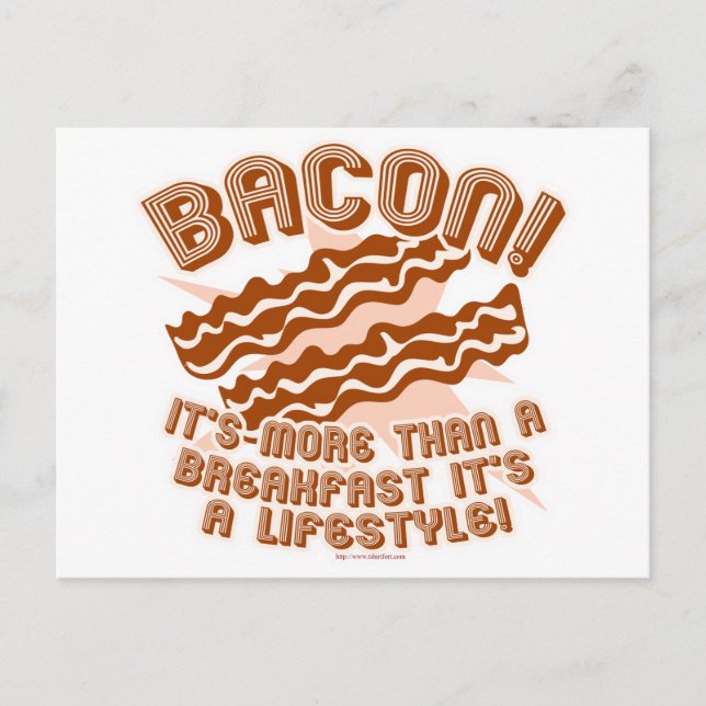 Bacon Lifestyle Postcard (Front)