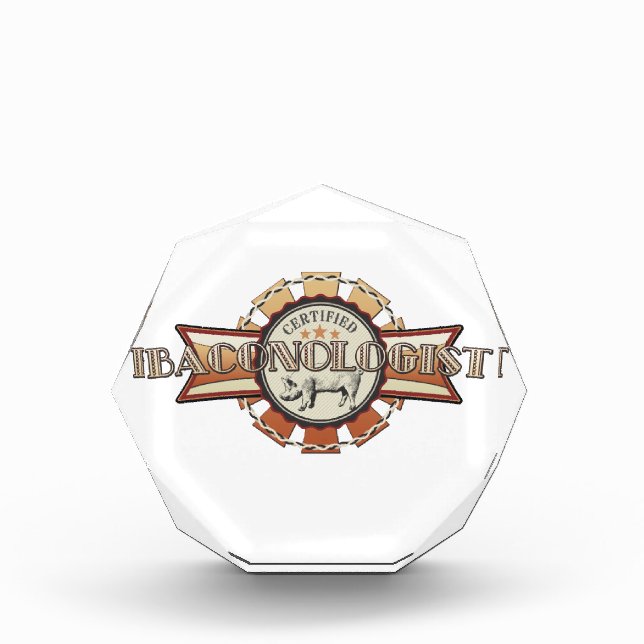 Bacon LOVE certified Baconologist Award (Front)