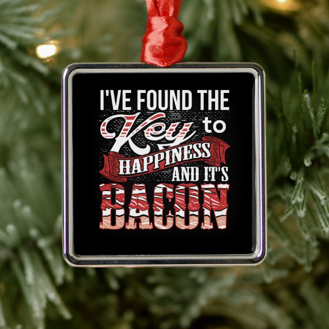 Bacon Lover Gift   Metal Ornament (Tree)