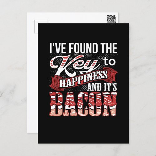Bacon Lover Gift Postcard