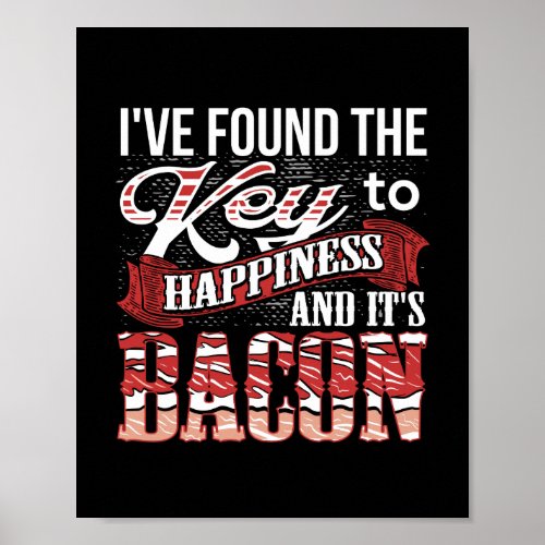 Bacon Lover Gift Poster