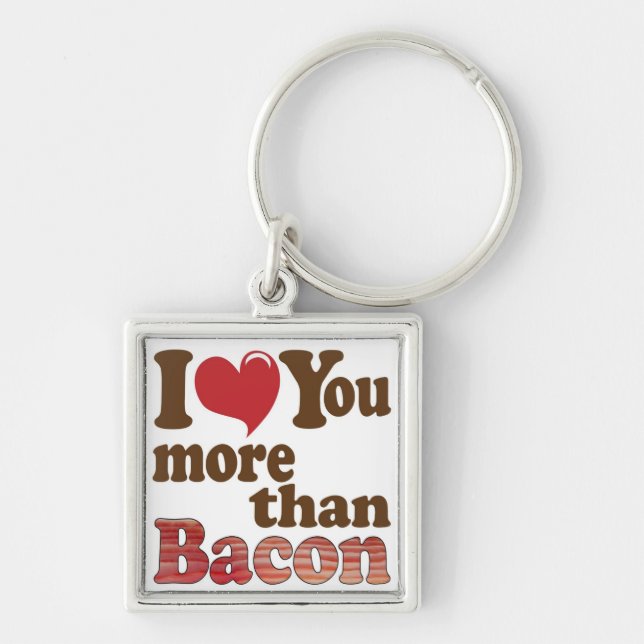 Bacon Lover Keychain (Front)