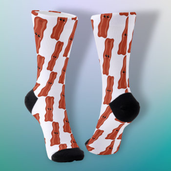 Bacon Lovers Fun Socks by Ricaso_Graphics at Zazzle