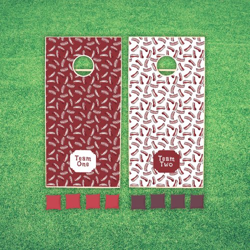 Bacon Lovers Pattern  Cornhole Set