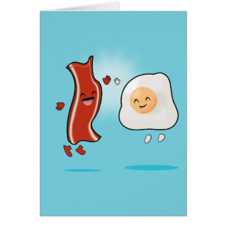 Bacon Loves Eggs Cards