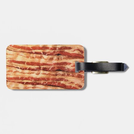 Bacon Luggage Tag Funny Chef Foodie