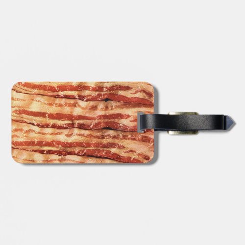 BACON luggage tag funny CHEF foodie