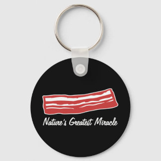 bacon nature's greatest miracle keychain