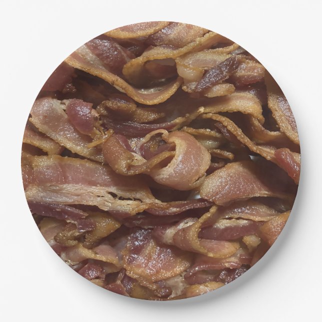 Bacon Paper Plates (Front)