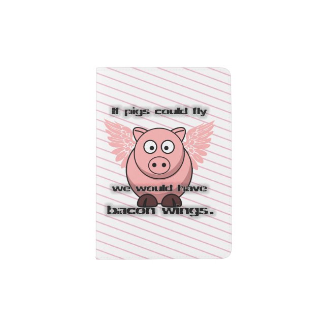 bacon passport holder (Front)