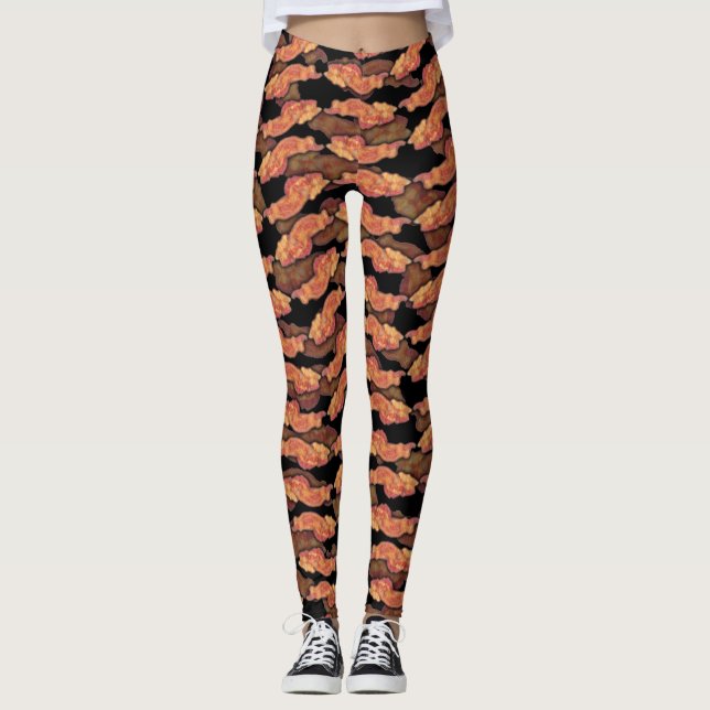 Bacon Pattern Leggings (Front)