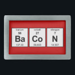 BaCoN Periodic Table Belt Buckle<br><div class="desc">BaCoN Periodic Table

Choose a different background color by clicking on the Customize button and Background Color.</div>